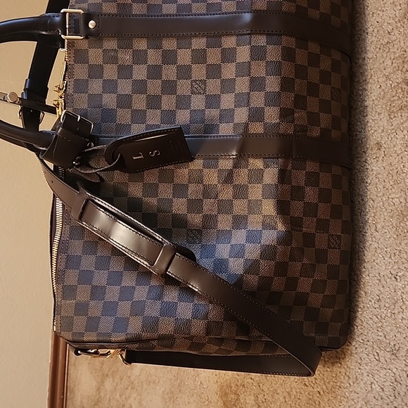 Louis Vuitton Keepall 55 Bandouliere Bag Damier Authentic - Picture 9 of 16